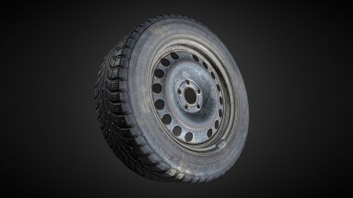 [REMAKE] - Used studded tyre
