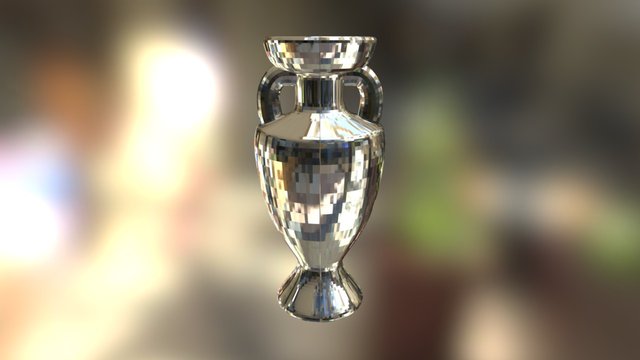 Euro 2016 Cup 3D Model