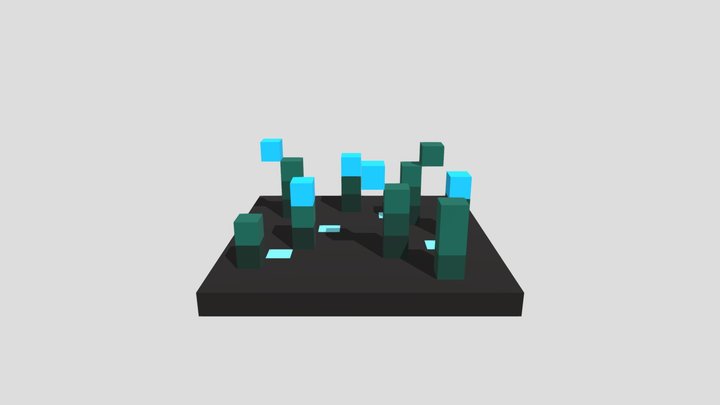 Magic Grass - Voxel 32x32 – Modèle 3D gratuit STL