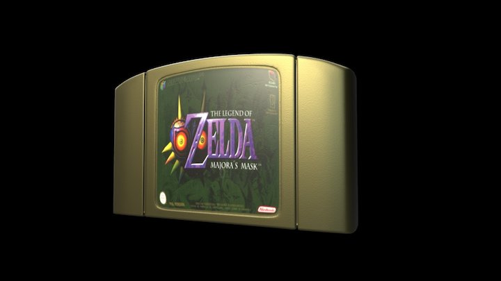 WIP - N64 Cartridge 3D Model