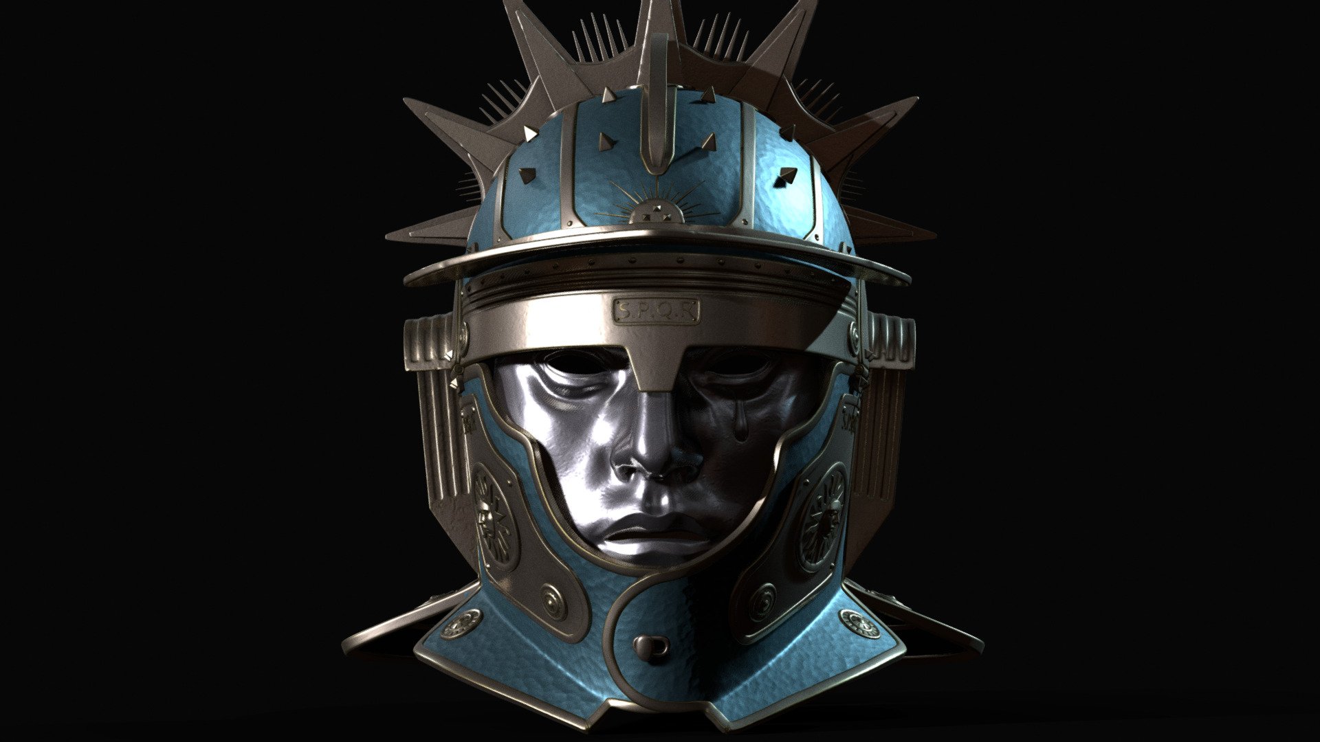 Restitutor orbis - Sol Invictus helmet - Buy Royalty Free 3D model by ...