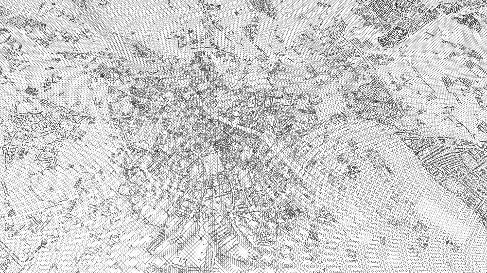 3D model DUBLIN CITY 3D - This is a 3D model of the DUBLIN CITY 3D. The 3D model is about background pattern.