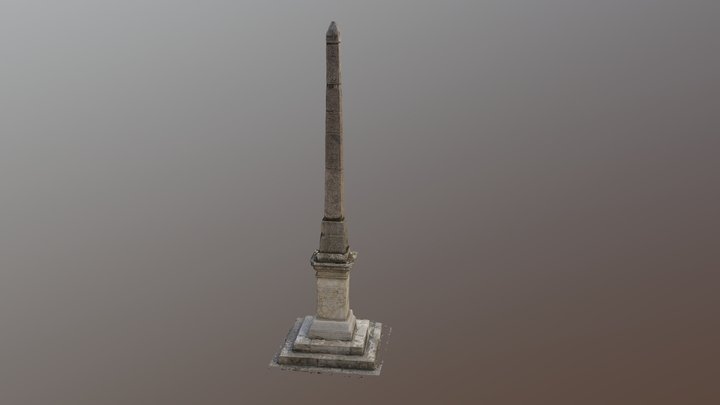 Benevento - Obelisco Integro 3D Model