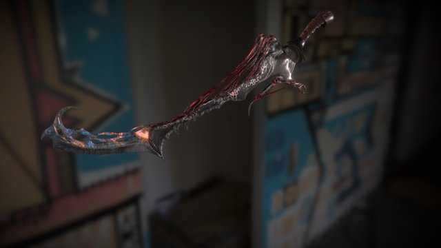 Infected sword 3D Model