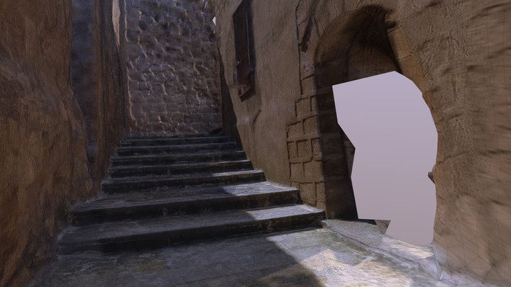 Eski Mardin Dar Sokaklar 3D Model