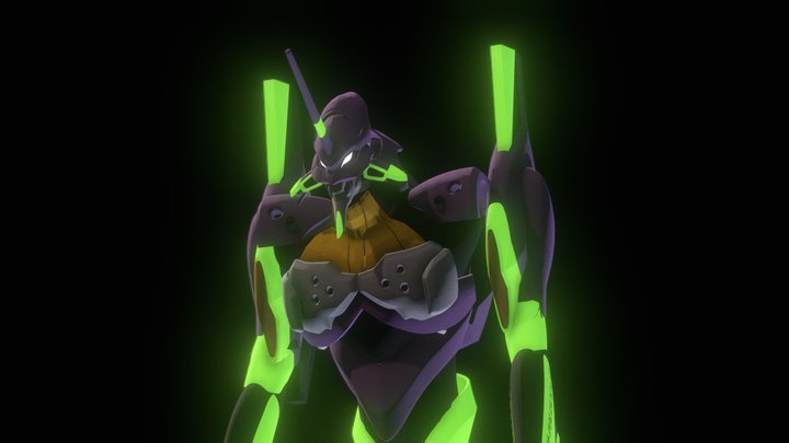 Neon Genesis Evangelion Unit 01 3D Model