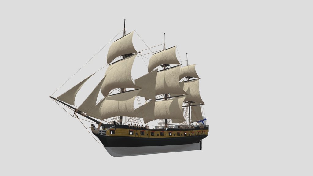 Russian archipelago frigate Svjatoi Nikolai