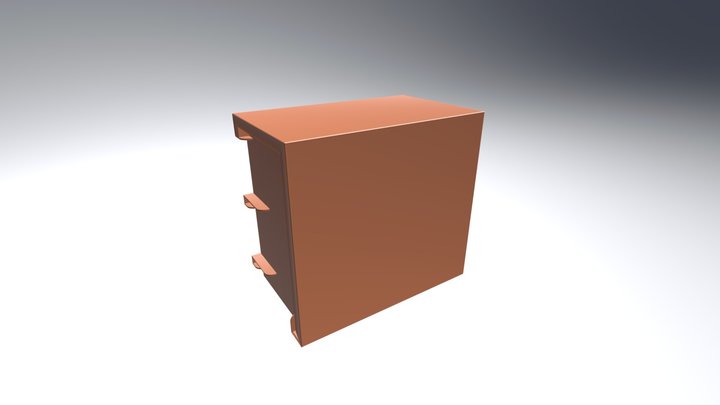 Cardboard Desk by cartonlab 3D Model