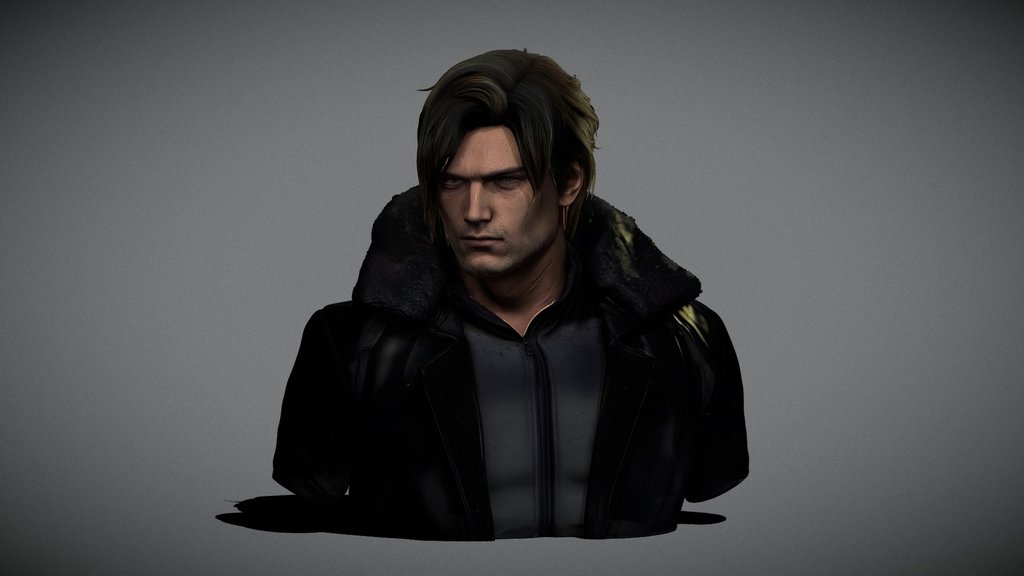 Leon S Kennedy BUST [MESHY 6]