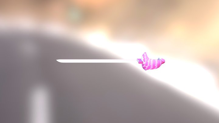 Rose Quartz Sword 3D Model
