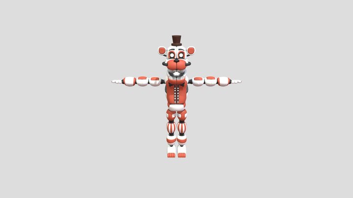 Unwithered Molten Freddy 3D Model