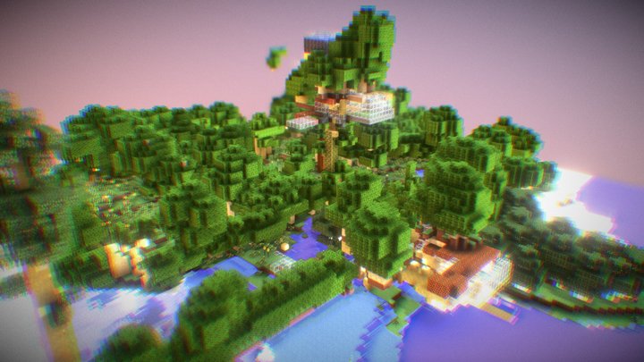 Copy of DERPBI- Minecraft world 3D Model