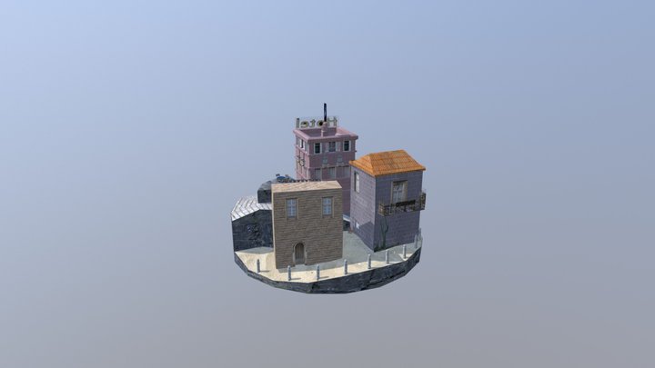 Cityscene Final 3D Model