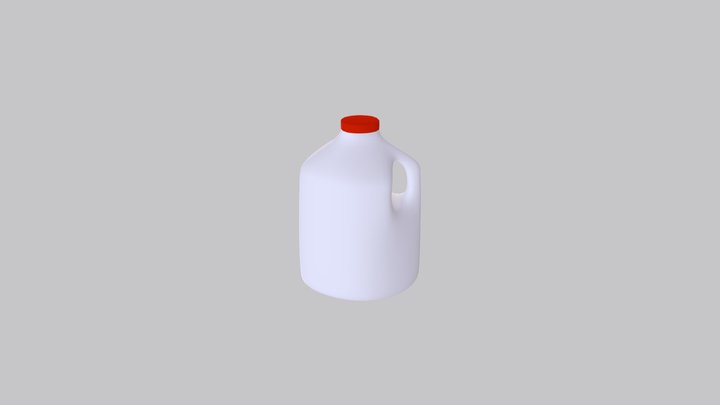 milk gallon 3D Model