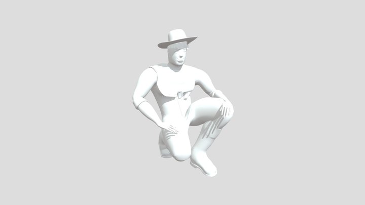 Still Pose 3D Model