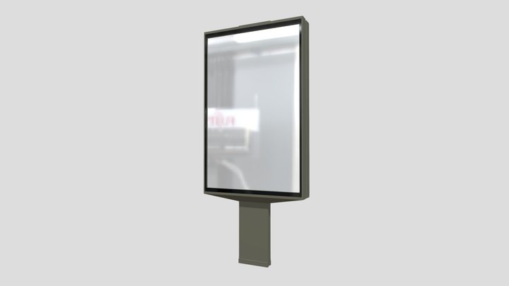 Street billboard 3D Model