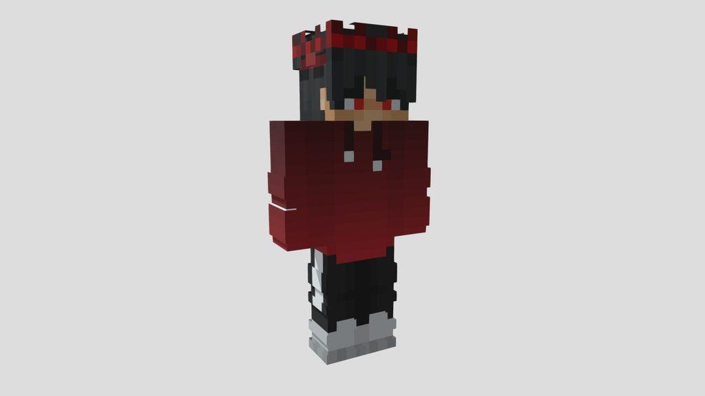 Mapicc 3D Model – Minecraft Style Character