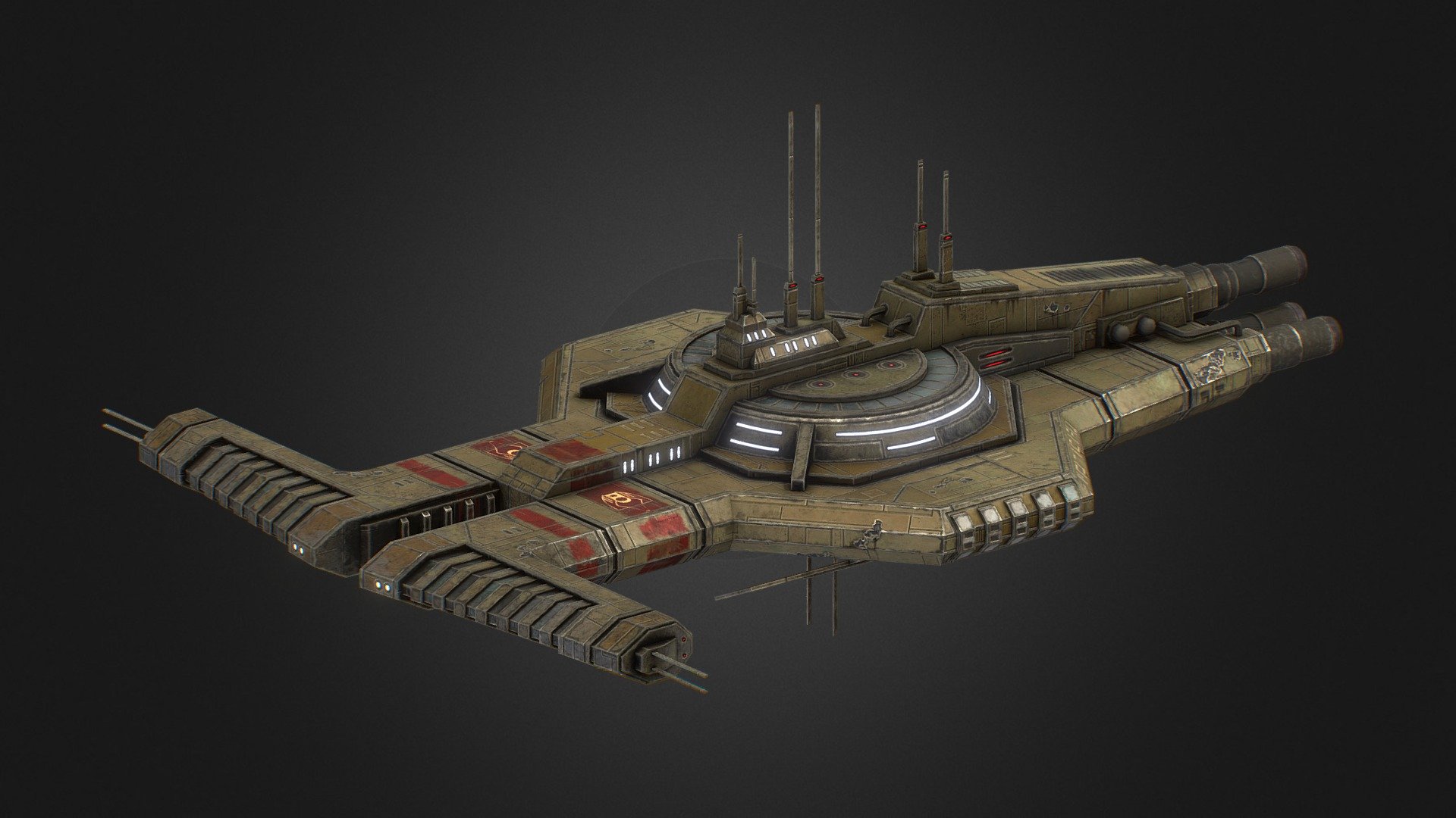 Onderonian Hyperion Type Survey Vessel - 3D model by Kharak [2e0f899 ...