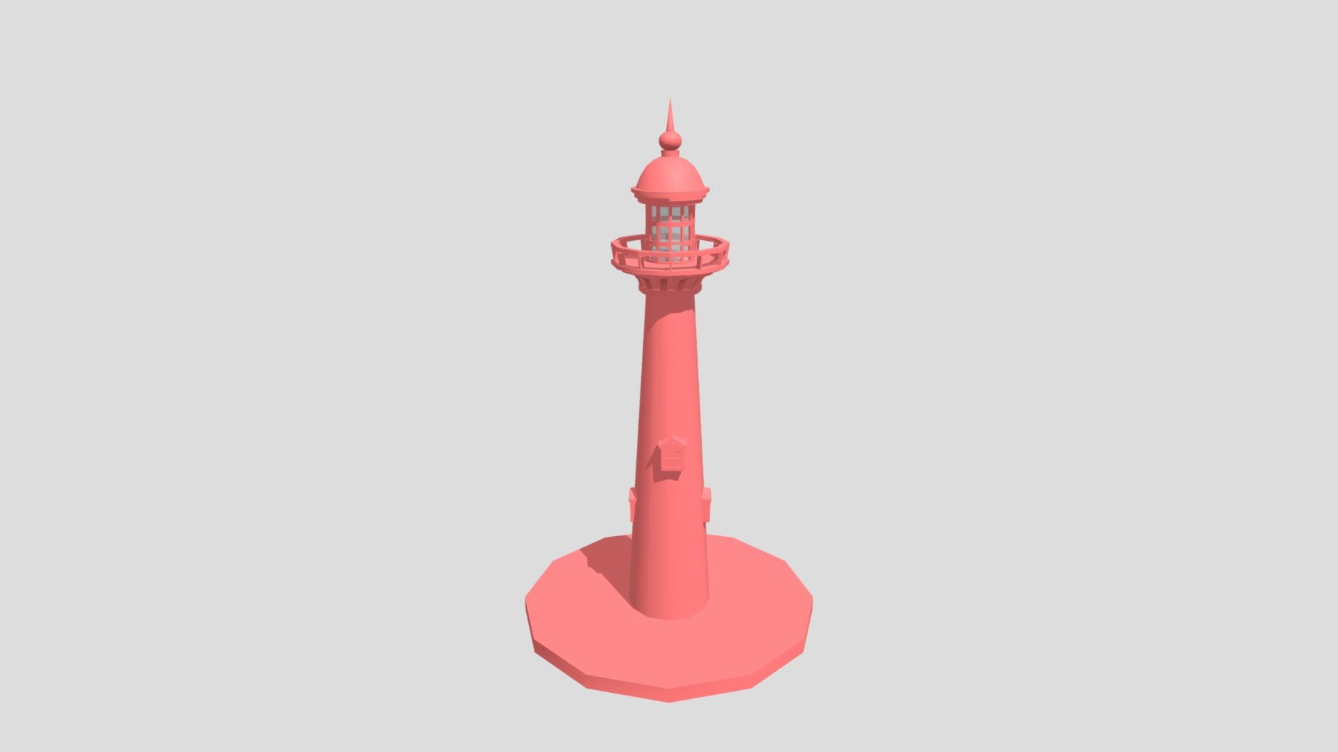 Lighthouse Low Poly Model