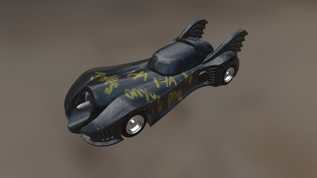Batmobile 3D Model