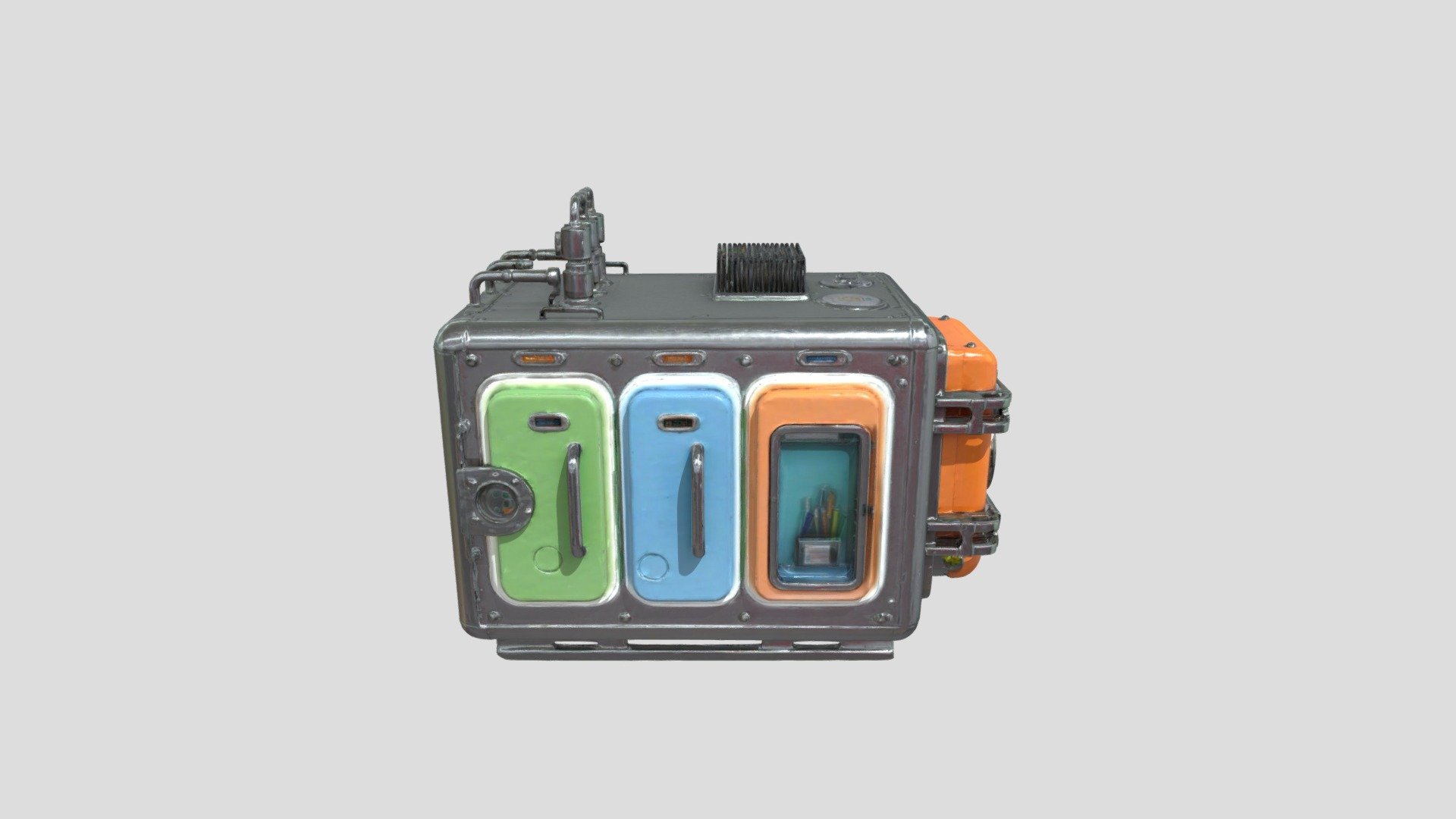 Container Control Module - Download Free 3D model by Arjya [2e1046c ...