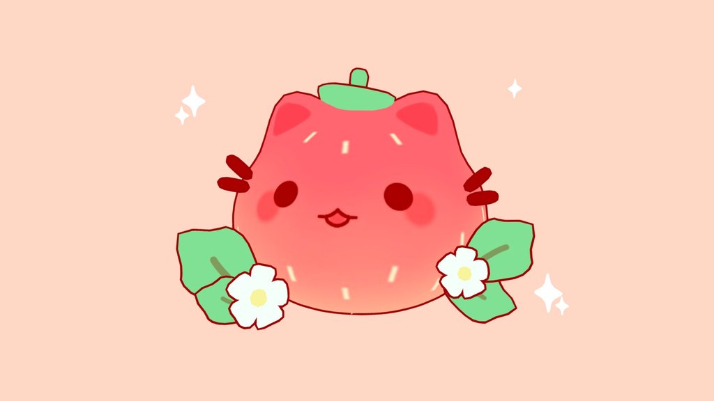 Strayberry Cat