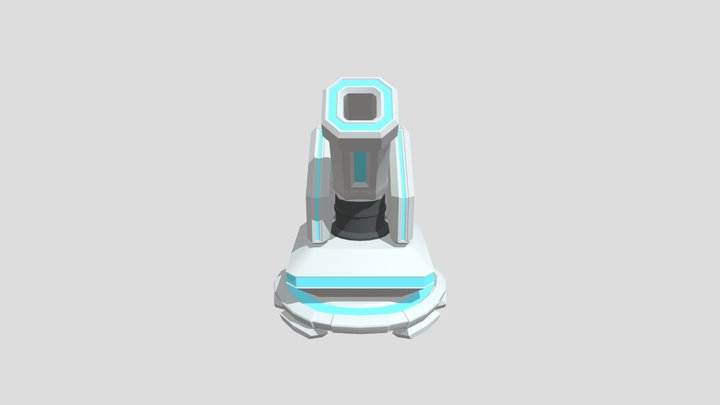 Tank Tron 02 3D Model