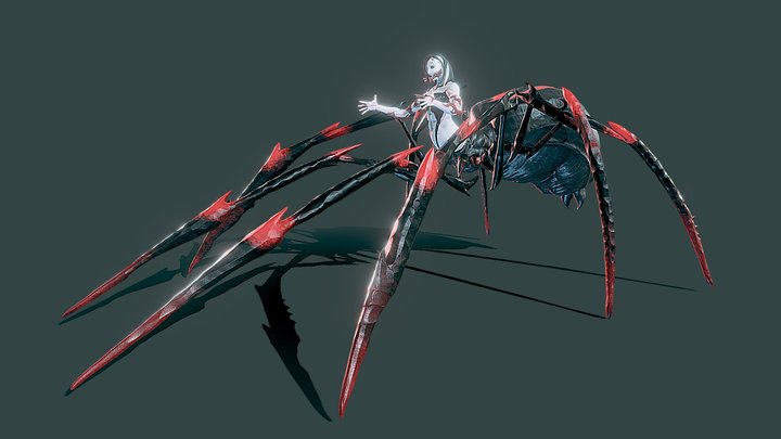 Spider lady 3D Model