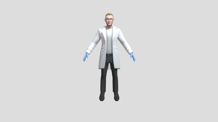 Scientifique 3D Model