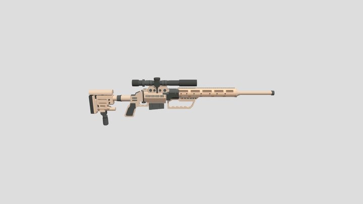 Sniper 3D Model