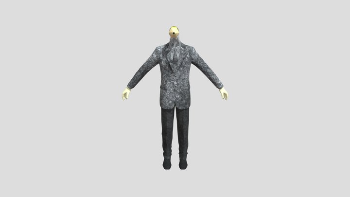 Pencil man 3D Model