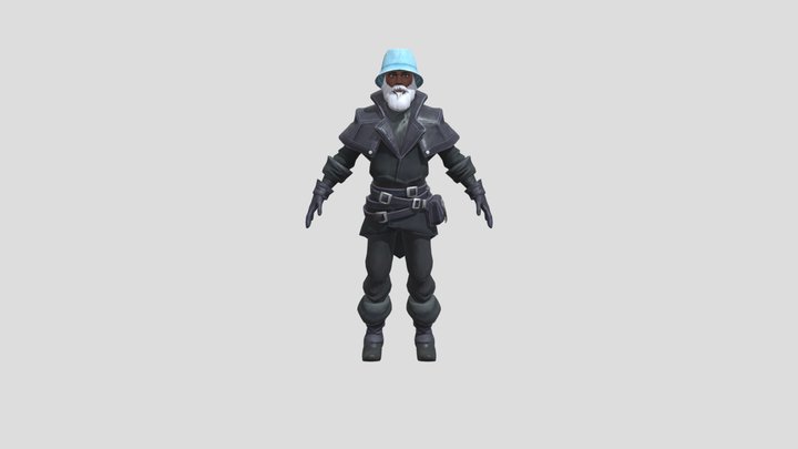 Readyplayerme wizard base 3D Model