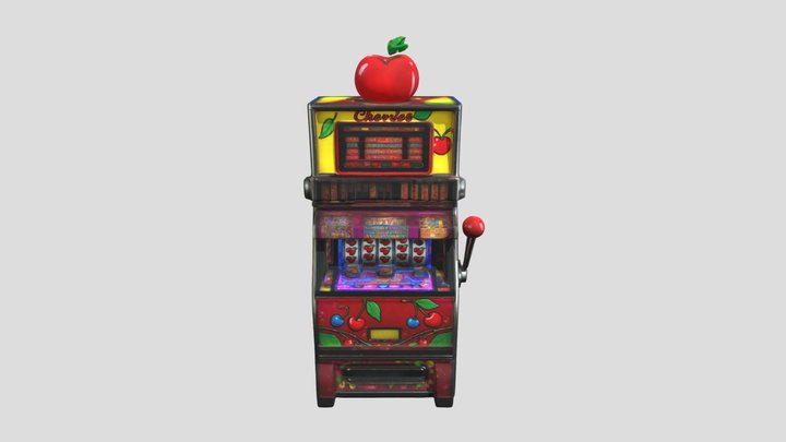 A slot machine 3D Model