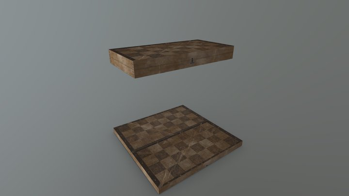 Chess board 3D Model