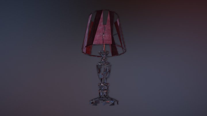Old Lamp Game Asset 3D Model