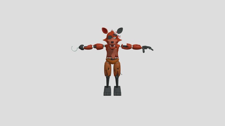 Splinks_ Withered_ Foxy – Modello 3D gratuito STL