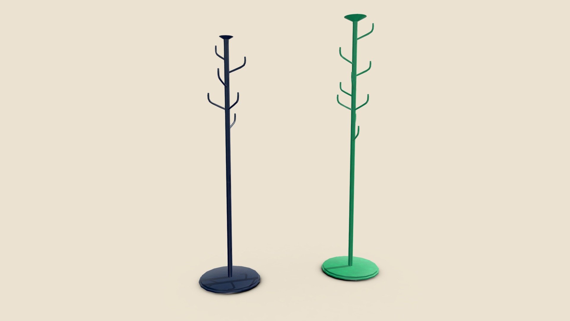 Standing Coat Racks Download Free 3D model by Sapizon [2e167d1