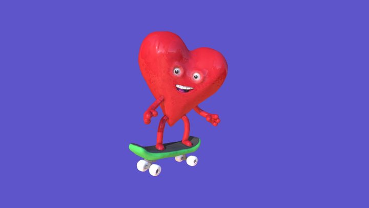 2020 01 19-11 33 30 Sk8 Heart 3D Model
