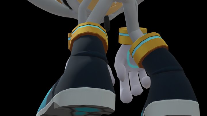 Silver_monster_super_league 3D Model
