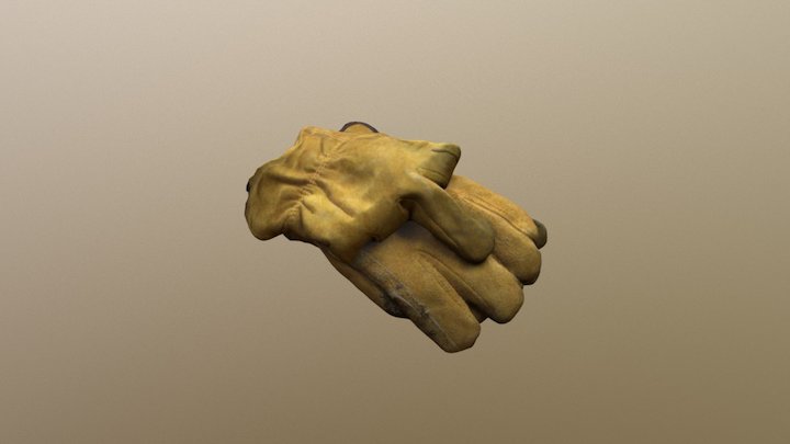 Middle Finger Glove 3D Model