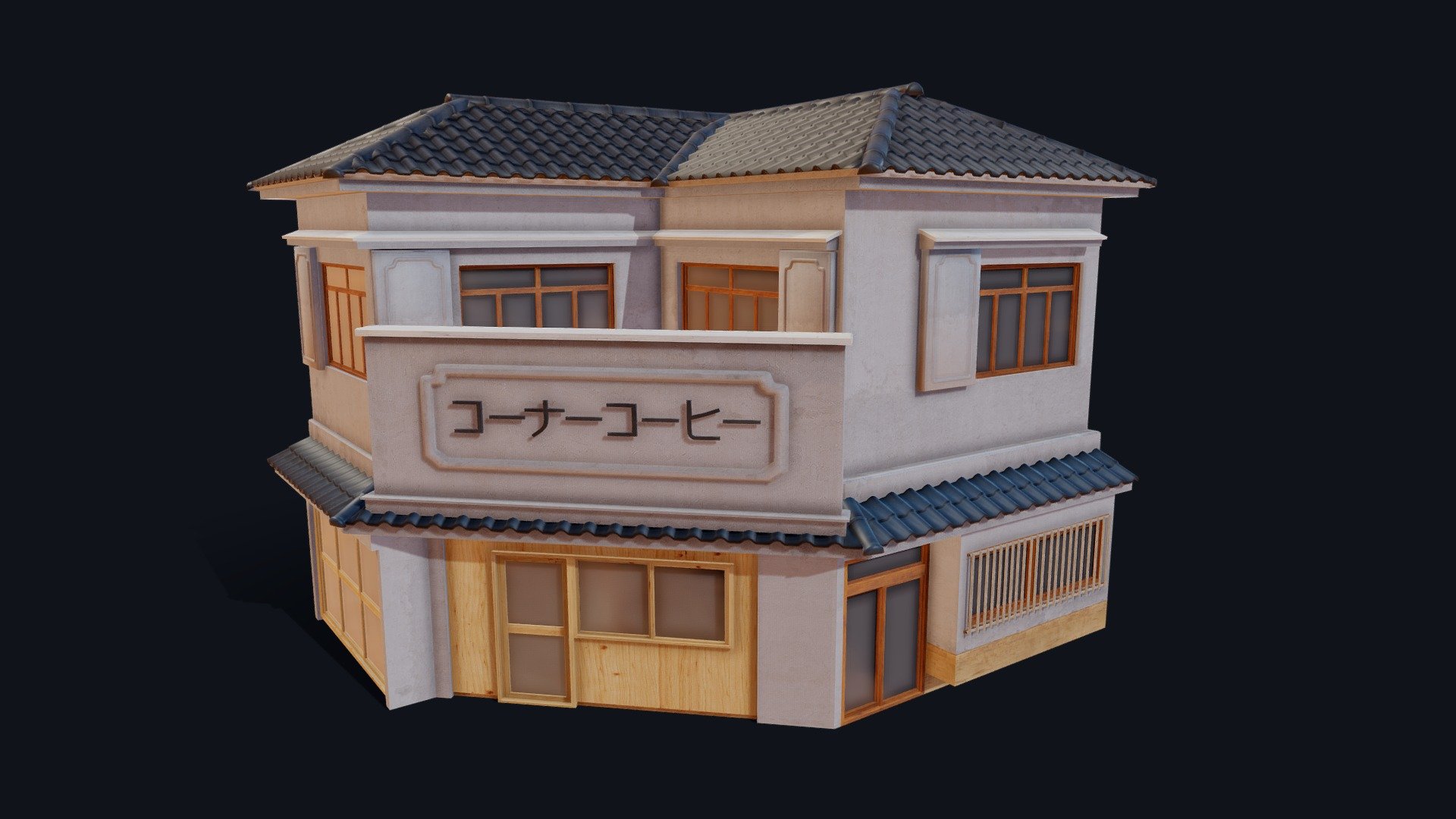 Japanese Corner Shop 3D model by Reberu Games (ReberuGames) [2e17eff
