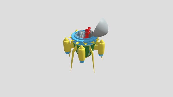 Máquina Del Tiempo Trunks 3D Model