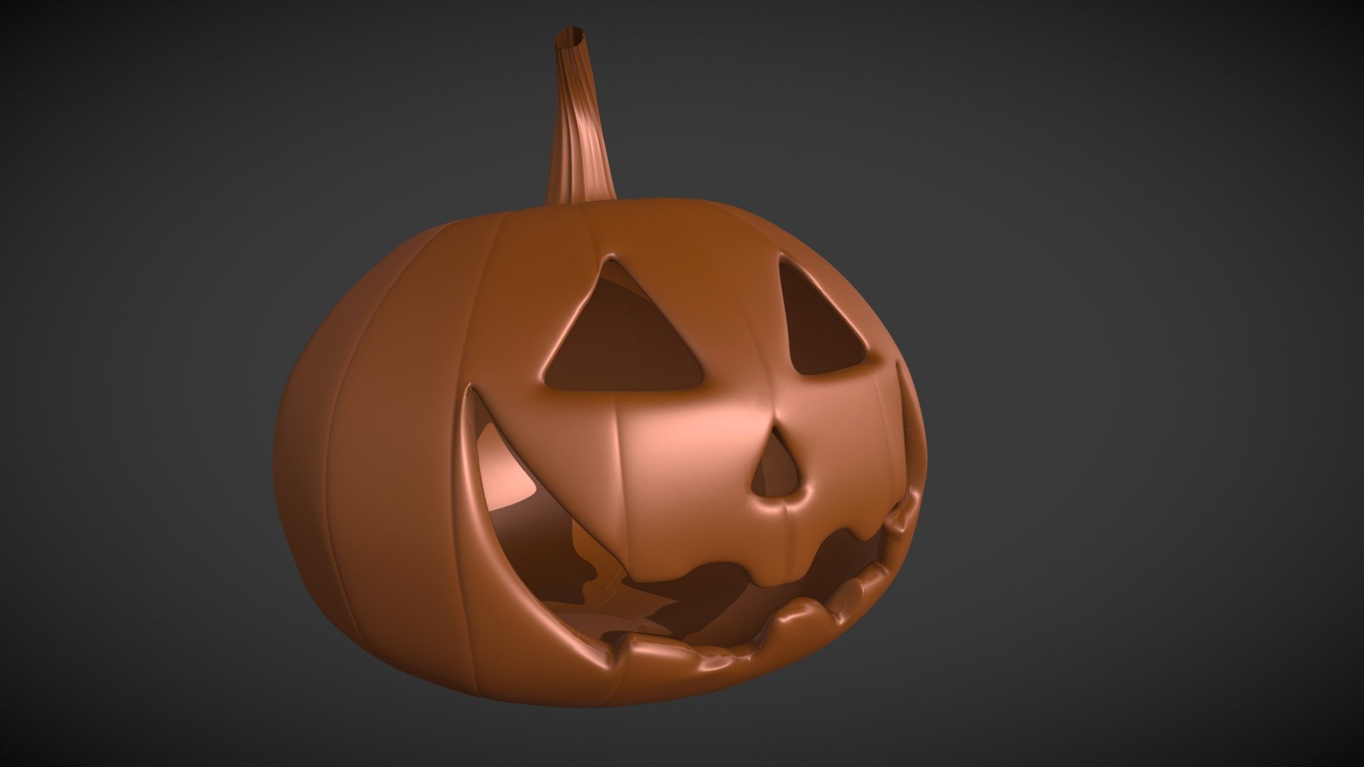 Plastic Halloween Pumpkin