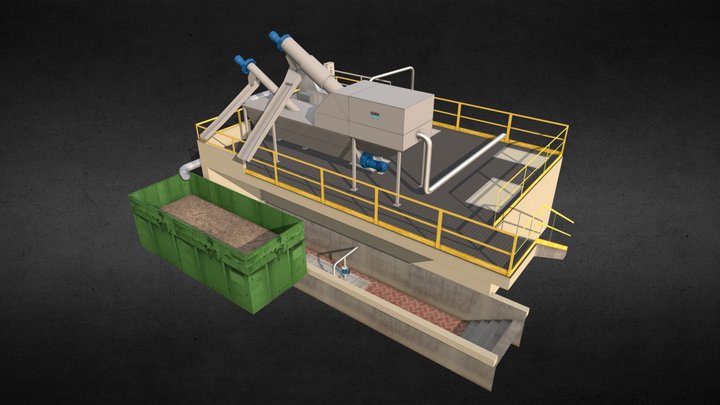Industrial building 1 3D Model