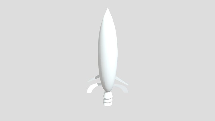 First rocket 3D Model