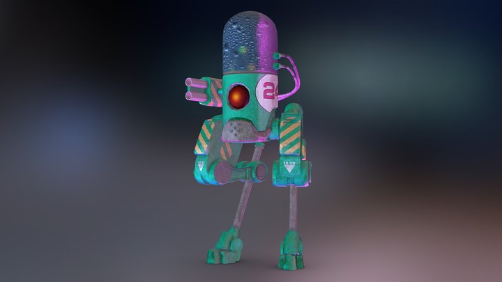 SecurityBot 24 3D Model