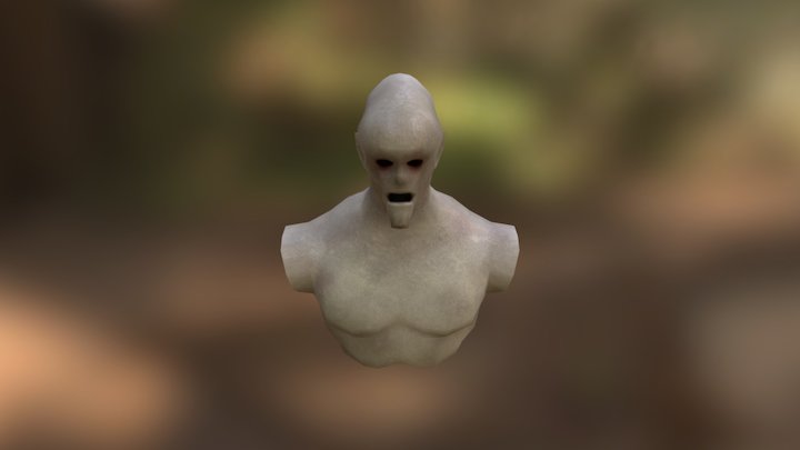 Pale Swamp Bust 3D Model