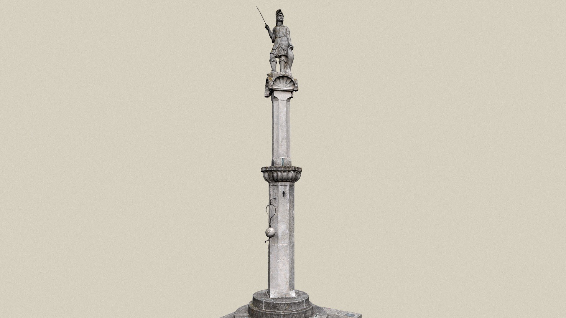 Rolandsäule — Sketchfab embed 3D viewer