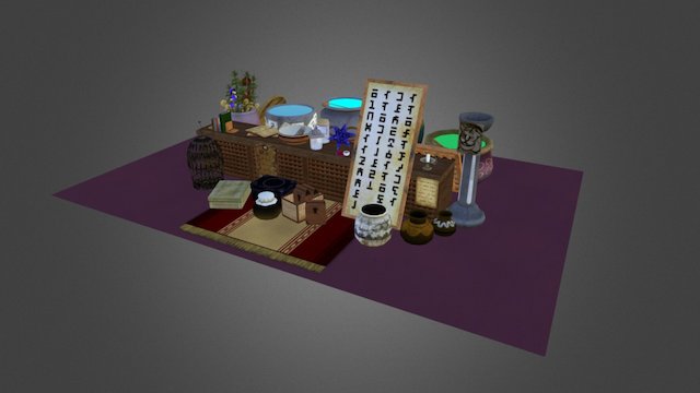 Granny's Potion Shop Assets 3D Model