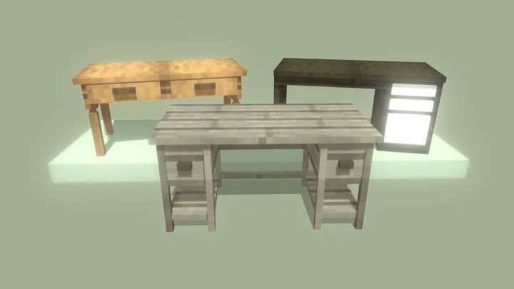 Desk 3D Model